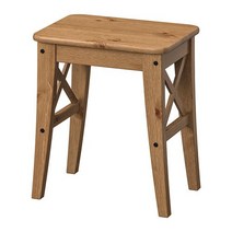 이케아 INGOLF 잉올프 스툴 보조의자, 앤티크 스테인 203.627.26