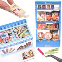 미니어처 만들기 인형의집 룸박스 미니어쳐 퍼펙트룸박스 DIY, 21-과자+아이스크림 단품세트