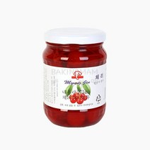레드 꼭지 체리 병조림 당절임, 10개, 375g