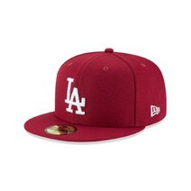 New Era 남성용 MLB 로스앤젤레스 다저스 베이직 59Fifty 핏 모자, Cardinals_7 1/8