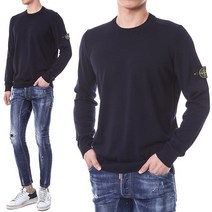 와펜패치 울 라운드 니트/7715510C4 V0020