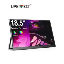 세로모니터 Uperfect 18 Umax 18.5 인치 모니터 휴대용 디스플레이 1080p FHD IPS 화면 USB 유형 C 미니 HD, 01 영국 플러그