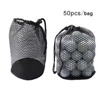 가정용골프연습장 홈스크린 연습 훈련 골프망 GOG-나일론 골프 테니스 메쉬 그물 가방 12/25/50 공 운반, 원형 l 50pcs