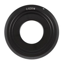 캐논 EOS M M2 M3 카메라 렌즈 어댑터 링 CCTV 렌즈 C-EOS M에 대한 블랙 C- 마운트 Cine 영화 렌즈, 하나, 검정