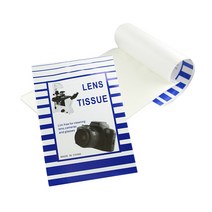 먼지 없는 현미경 카메라 렌즈 클리닝 페이퍼 흰색 100 장, 01 White