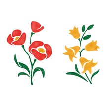 대문닷컴 [대문닷컴]스텐실 도안(ST-3165)금방울꽃