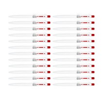 라인플러스 아브락사스 볼펜 0.5mm, 적색, 24개