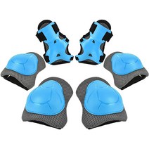아동/청소년 무릎 패드 팔꿈치 손목 가드 보호 장비 세트 롤러 스케이트 사이클링 자전거 스케이트보드 인라인 스케이팅 스쿠터 라이딩 스포츠용 다양한 스포츠 야외 활동에, Small_01-Blue/Grey, 01-Blue/Grey