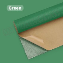 가죽시트지 PU 수리 패치 200x138cm 자체 접착 소파 라미네이트 스티커 고무 패브릭, 04 200X138cm, 12 green