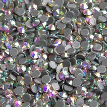 Yanruo 2058hf ss4-ss50 크리스탈 ab 핫픽스 모조 다이아몬드 모조 용, SS30 288개