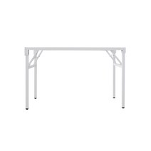 가구백서 입식 식탁 책상 다리 접이식 철제 프레임, 1200X600, 화이트