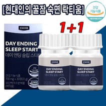 [수면 불면증 영양제] SMDR 데이 엔딩 슬림 스타트락티움 수면질개선 보충 꿀잠 우유 단백질유단백 가수분해물 락티옴 라티움 직장인 수험생 갱년기 딥슬립 개운 스트레스 긴장 감소, 2통, 30정