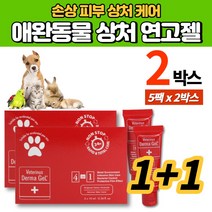 반려동물 강아지 고양이 앵무새 피부 발톱 발바닥 상처 더마젤 더마겔 연고, 2박스