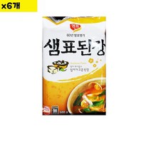 식자재 식재료 도매 믹스된장 샘표 500g x6개, 1, 본상품선택