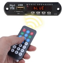 오디오앰프 진공관앰프 파워앰프 미니 노래방 WooBong 자동 오디오 앰프 블루투스 MP3 디코더 보드 모듈 mp, 한개옵션0