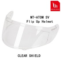 MT-V-16 실드 MT ATOM SV 헬멧 교체품 MT 헬멧 실드, 분명한, 협력사
