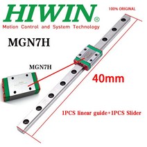 카메라 달리 슬라이더 촬영 장비 HIWIN-오리지널 정품 MGN7H 소형 선형 가이드 레일 40mm 3D 프린터 및 SLR, 01 MGN7H1R40MM_01 40mm