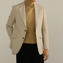 월드 플라워 남자친구 헨리 헤링본 블레이져 울자켓 오피스 자켓