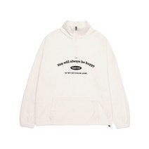 테디팝 플리스 아노락 아이보리