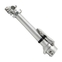 금속 줄기 접는 디자인 교체 부품 편리한 설치 사이클링 용품 업그레이드 된 피팅 자전거 액세서리 자전거 핸들 바, 은