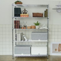 코랙코리아 3단 4단 5단 메탈랙 철제선반 다용도 수납 정리 선반 진열대 베란다 고릴라랙, 450*1200, 1200, 1개