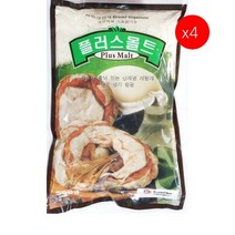 [더착한푸드]플러스몰트(베이크플러스 500g) 4개 식자재마트 대용량 업소용 제빵계량제 제빵개량제 베이크플러스몰트 베이크플러스개량제, 500g