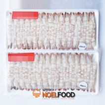 노엘푸드 명절음식세트 제사제수용 왕새우전튀김 60마리, 30미 2팩