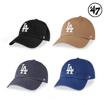 브랜드없음 47브랜드 LA다저스 빅로고 볼캡 모자 MLB 엠엘비 야구 2종택일, 04)B-RGW12GWS-LVB:OSFA