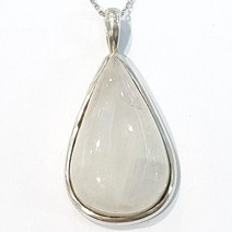 블루케이 [블루케이] 문스톤 원석 펜던트 221106-12 6월탄생석