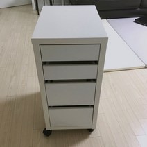 [이케아] 403.542.83 MICKE 미케 이동식서랍유닛 화이트35x75 cm, 단품