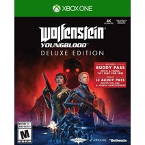 울펜슈타인 Youngblood 디럭스 에디션 Xbox One 디스크 버전 시리즈 X S 비디오 게임 컨트롤러 스테이션 콘솔 개체