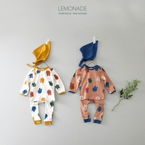 백일 6개월 돌 2살 3살 아기 내복 실내복 보넷 세트 여아 남아 아기 내복 출산선물