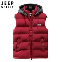 지프 스피릿 패딩 조끼 남성 남자 두꺼운 따뜻한 새로운 패션 레저 민소매 코튼 베스트 패딩 조끼 0046