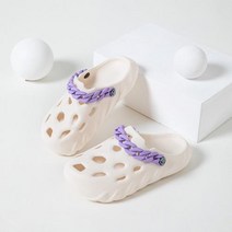 EVA 샌들 및 슬리퍼 구멍 신발 두꺼운 바닥 미끄럼 방지 외부 착용 샌들