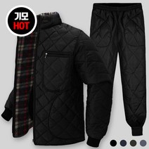 [빅사이즈] 하이넥포켓 기모 깔깔이세트 (MDSE341DW)