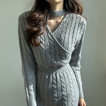 여성 드라마 연예인 갯마을 박하선 원피스 와일드 라운드 넥 린넨 신민아원피스