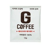 [사은품 증정] 지커피 드립백 커피 에티오피아 예가체프 12g, 1개입