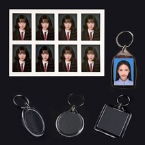 아크릴 증명사진 증사 키링 프레임 사진 다이어리, 대량쿠팡 4아크릴홀더-하트