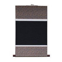 수인필방 작품용 족자(검정화선지)(33cmX110cm)