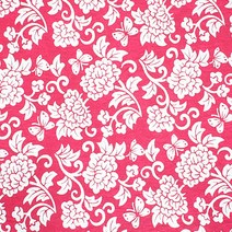 [동대문패션포인트] 수국양단 한복 원단 은박, 진분홍(15)