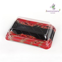 일회용 일식포장용기 회 초밥용기 XYW-1001(RED) / 300개