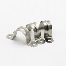 스텐 새들 반새들 전선 케이블 파이프 구조물 고정 22mm 봉지판매 100개, 스텐 반새들 22mm