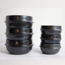 뚝배기 2사이즈 계란찜 삼계탕 갈비탕 가정용 업소용 토기 찌개 1인용 2인용 작은 무균열, 소, 1개