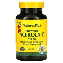 NaturesPlus 츄어블 아세로라 C 250mg 90정
