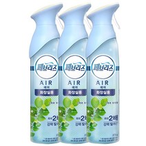 페브리즈 화장실용 에어 산뜻한 정원향, 275g, 3개