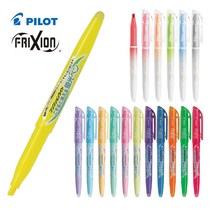 PILOT frixion 지워지는 형광펜 Light/프릭션 라이트/frixion light, 형광노랑, 형광타입