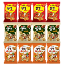 [안녕골목마켓] 쫄병스낵3종세트 매콤한맛4개+바베큐맛4개+안성탕면맛4개, 매콤4+바베큐4+안성탕면4