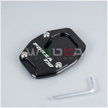 오토바이발판 보조 스탠드 거치대 풋오토바이 풋 사이드 스탠드 패드 혼다 플레이트 킥 확대기 지원 확장, 11 BLK-Forza 750