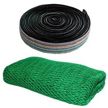 탄력바 컬러 45mm 20YD+그물망 녹색 3m x 5m 화물차 트럭 용달 안정망 낙하방지 밴드 벨트 스트랩