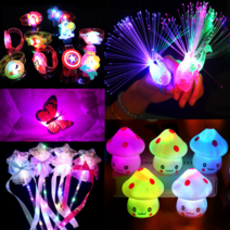 불빛 LED 팽이 요요 실팽이 라이트버섯 불빛나비 유치원 초등 장난감, 6.LED팽이장난감